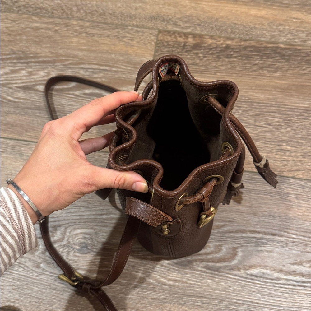 Vintage Dooney & Bourke Pebble Grain Drawstring Purse - Picture 8 of 9